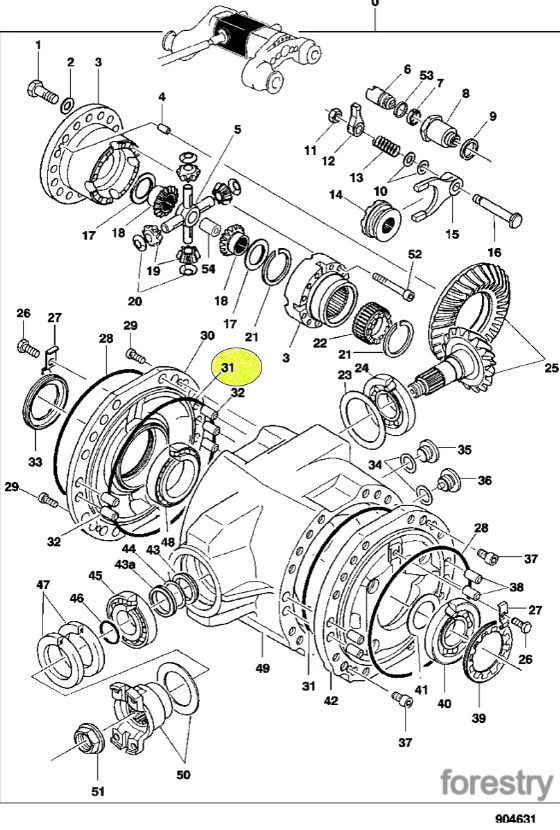 картинка Уплотнительное кольцо F003308 John Deere