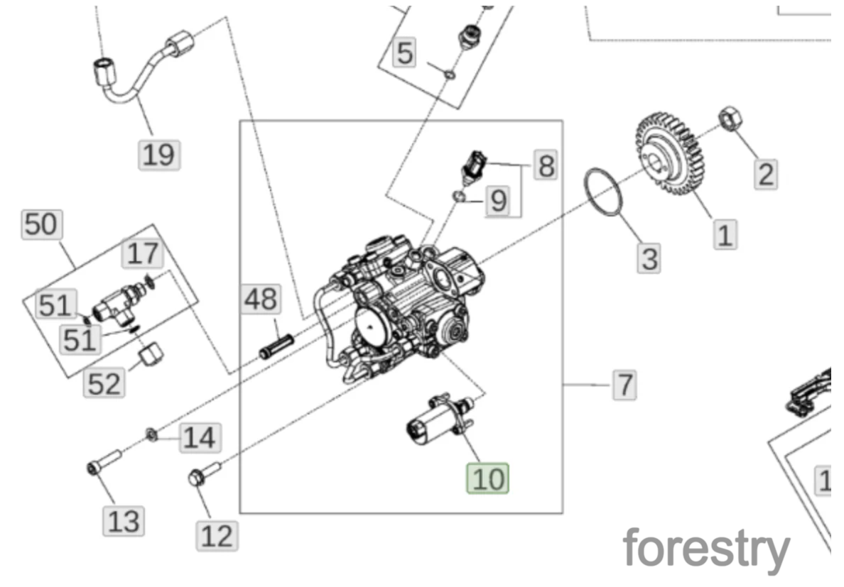 картинка Редукционный клапан RE572088 John Deere