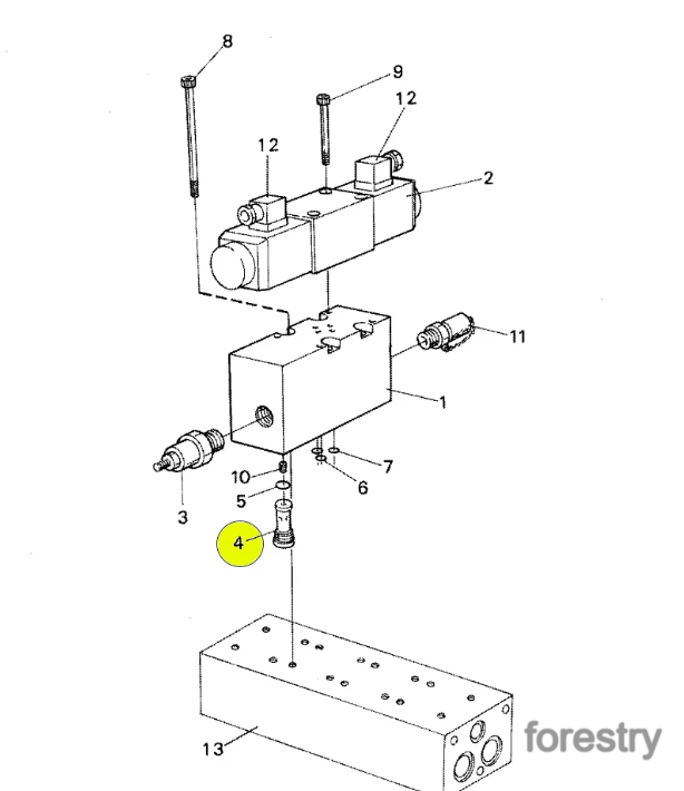 картинка Клапан обратный F018776 John Deere 