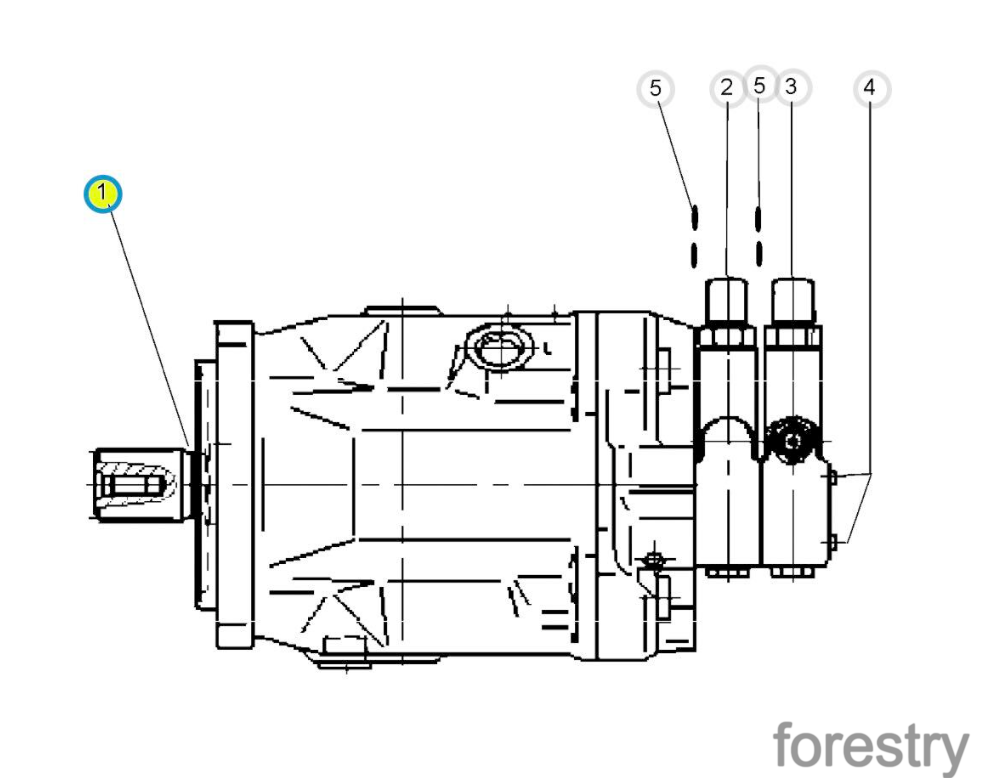 картинка Уплотнение 5048593 Komatsu Forest
