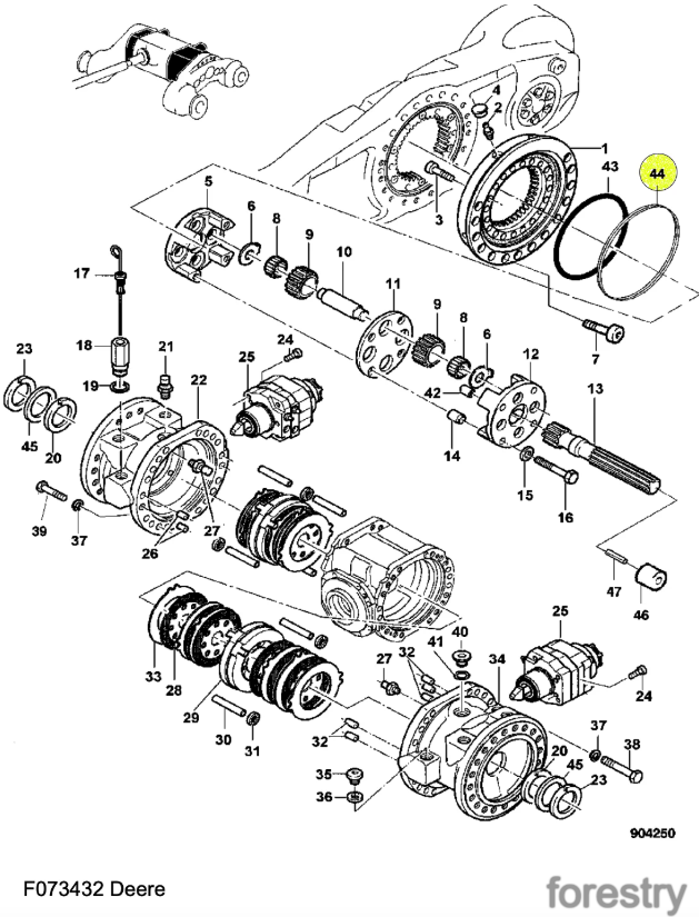 картинка Пыльник F073432 John Deere