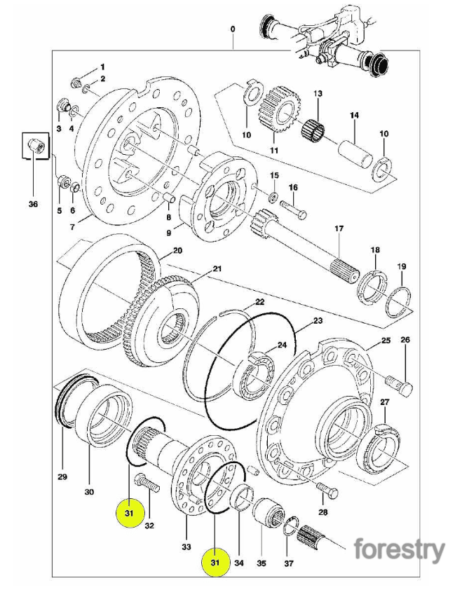 картинка Уплотнительное кольцо F004716 John Deere
