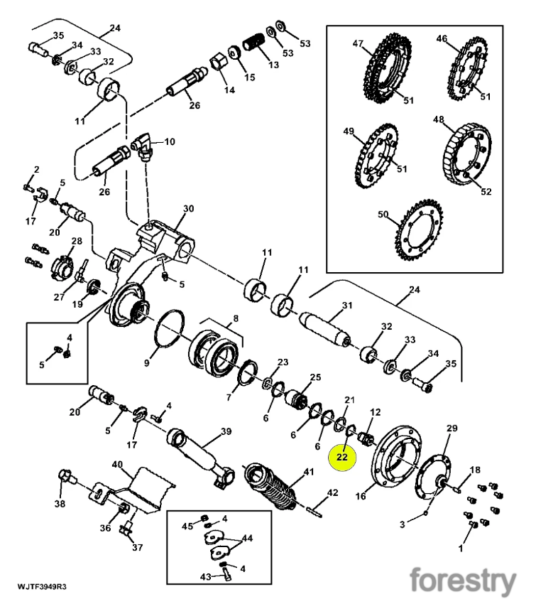 картинка Уплотнительное кольцо F013913 John Deere