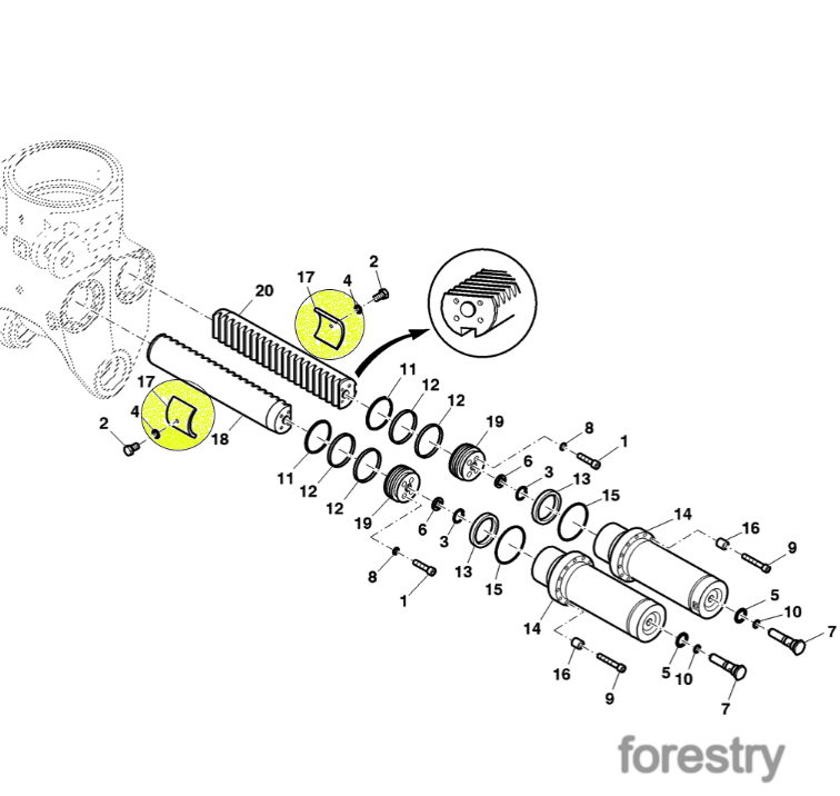 картинка Подшипник John Deere F636902