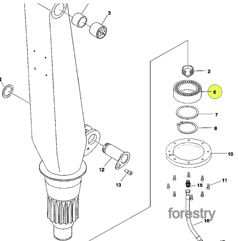 картинка Подшипник John Deere F007520