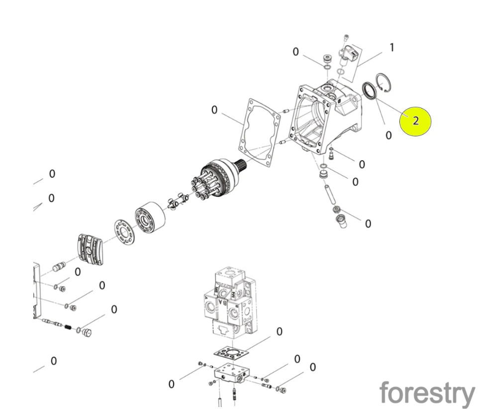 картинка Уплотнение 5078860 Komatsu Forest