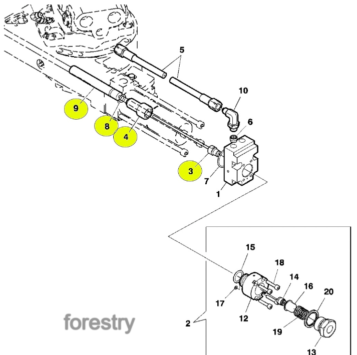 картинка Ремкомплект насоса HU0690281 Logset