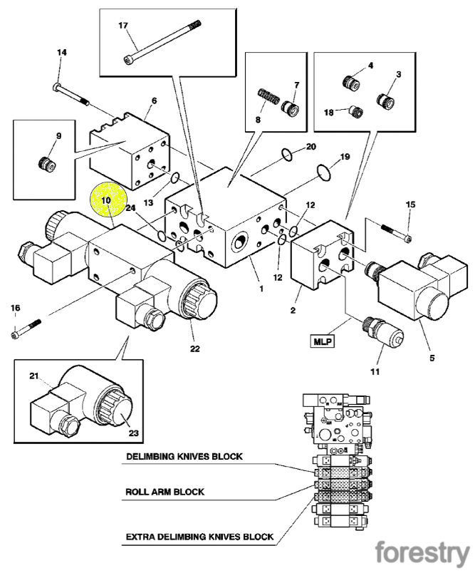 картинка Электромагнитный клапан F071964 John Deere