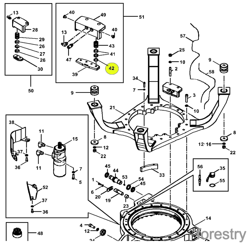 картинка Уплотнение F072160 John Deere