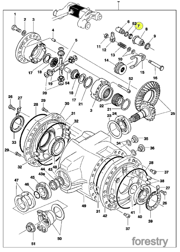 картинка Сальник дифференциала F009469 John Deere