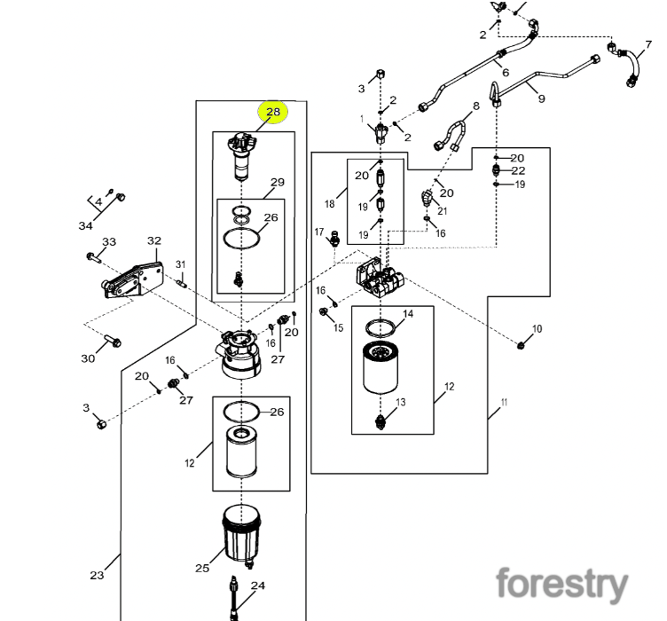 картинка Насос RE539761 John Deere