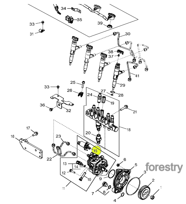 картинка Редукционный клапан DZ111135 John Deere