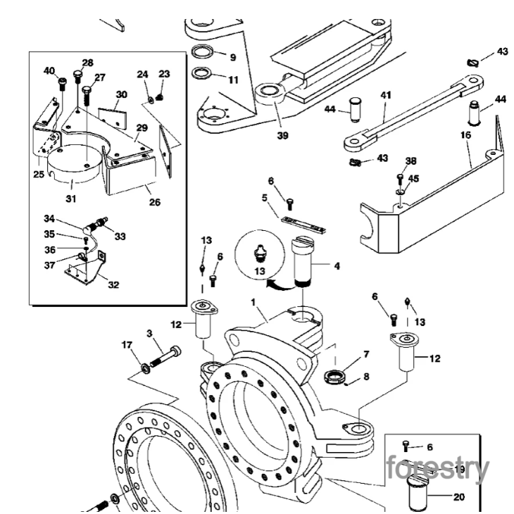 картинка Подшипник John Deere / Timberjack F033618