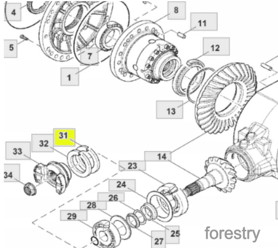 картинка Уплотнение F690379 John Deere