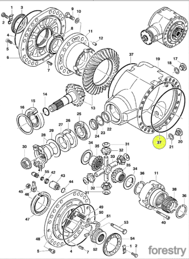 картинка Уплотнительное кольцо F040418 John Deere