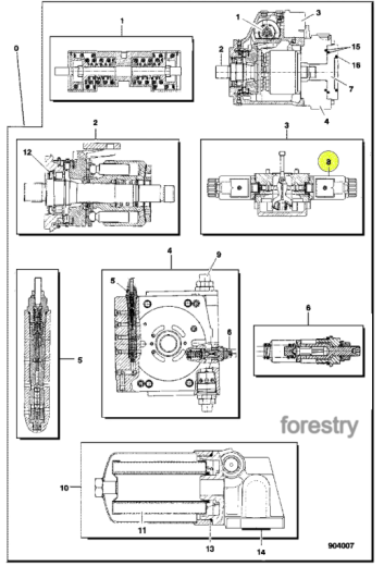 картинка Клапан (соленоид) F073931 John Deere