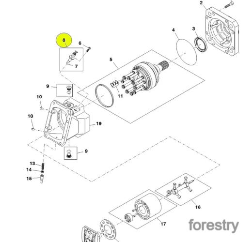 картинка Датчик AT360574 John Deere