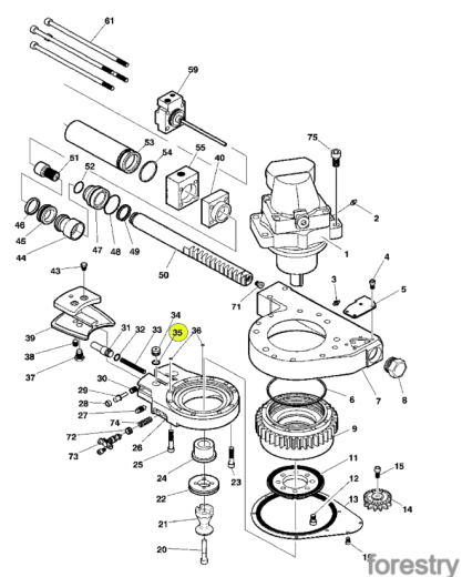 картинка Кольцо уплотнительное F030972 John Deere