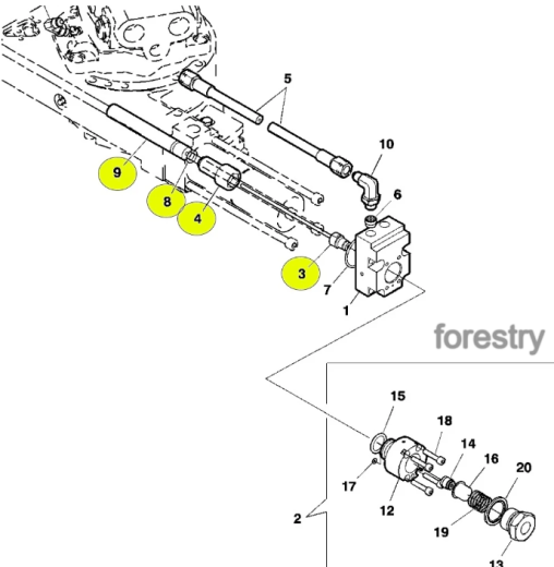 картинка Насос F062513 John Deere 
