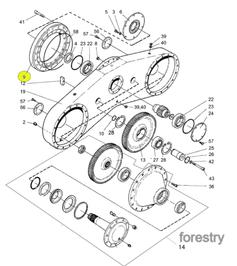картинка Подшипник Komatsu 5078484