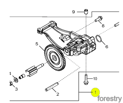 картинка Насос RE543187 John Deere