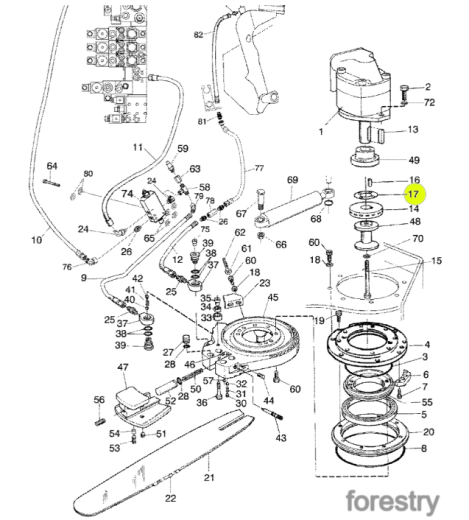 картинка Комплект прокладок F724910 John Deere