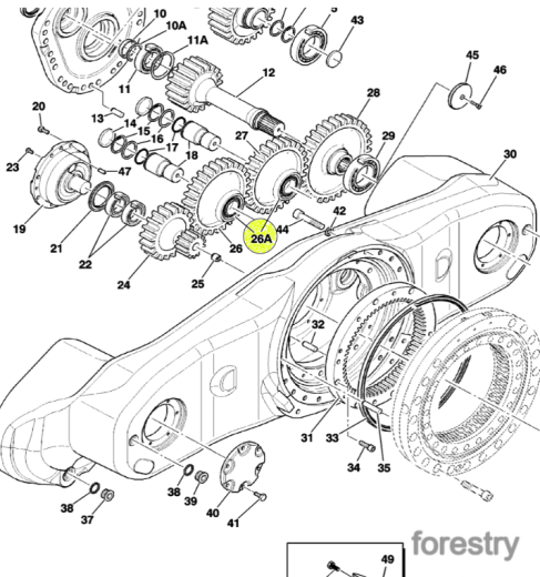картинка Подшипник John Deere F072664