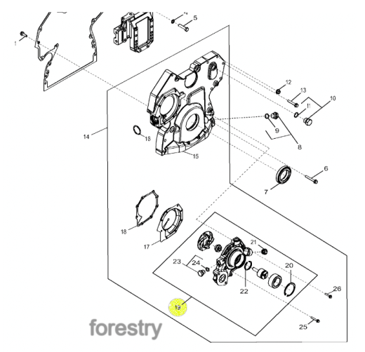 картинка Насос RE546918 John Deere 