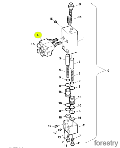 картинка Катушка F056644 John Deere