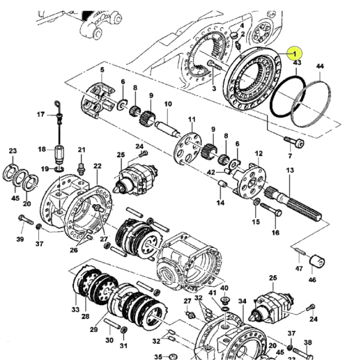картинка Подшипник John Deere F064720