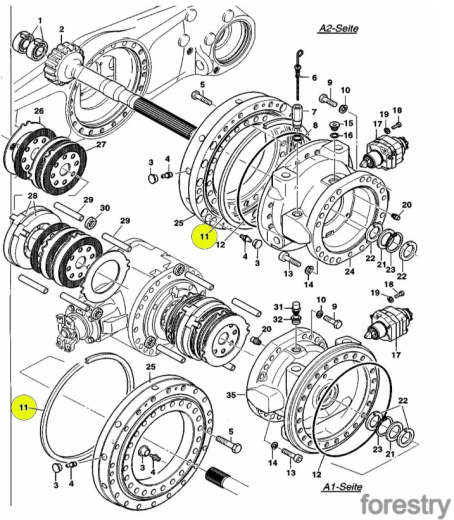 картинка Уплотнение NAF7308050 Logset