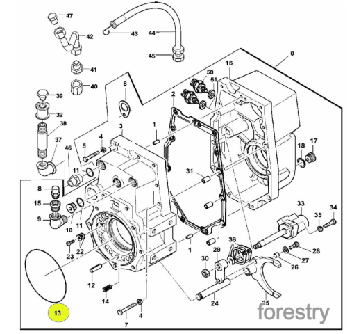 картинка Уплотнительное кольцо F004720 John Deere