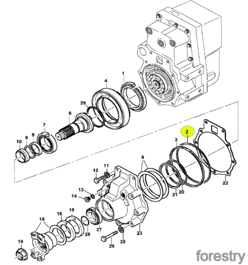 картинка Уплотнительное кольцо F025314 John Deere