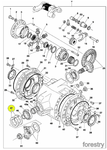 картинка Сальник F011427 John Deere