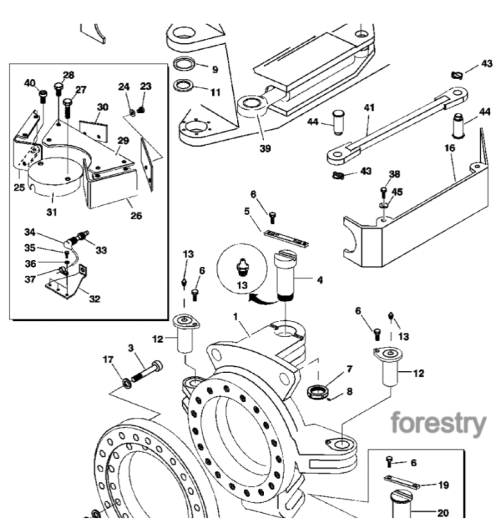 картинка Подшипник John Deere F003808