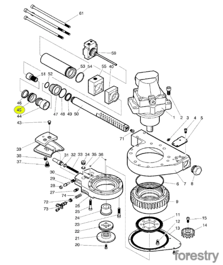 картинка Сальник F056013 John Deere