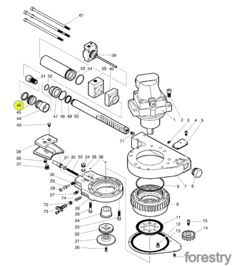 картинка Кольцо F056014 John Deere