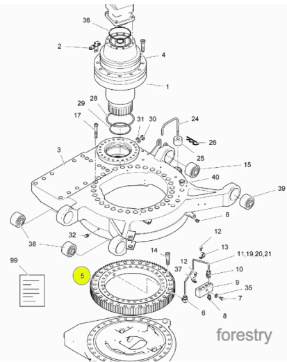 картинка Подшипник Komatsu 5044240