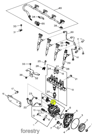 картинка Редукционный клапан RE530337 John Deere
