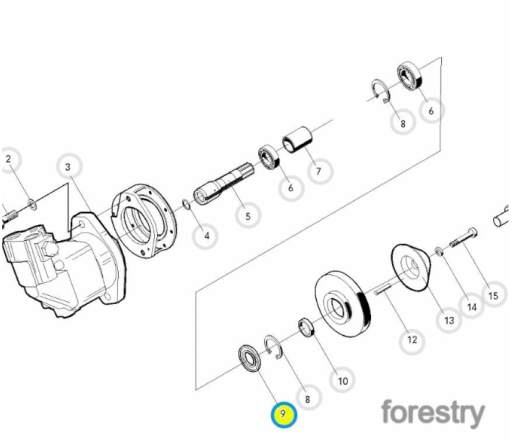 картинка Уплотнение 5062873 Komatsu