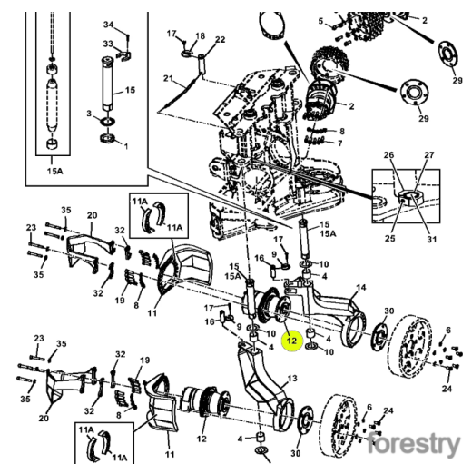 картинка Гидромотор F680672 John Deere